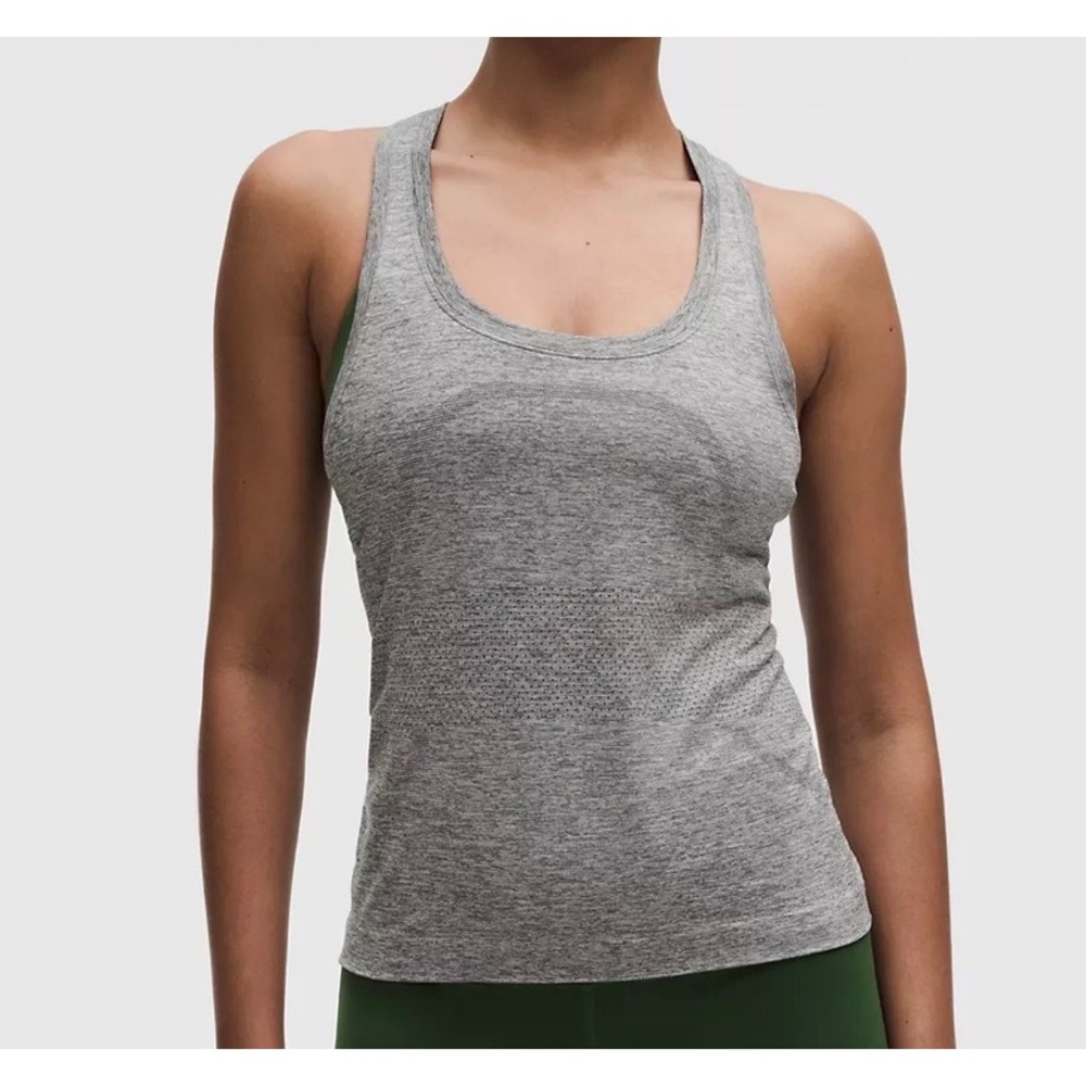 Lululemon Swiftly Tech Racerback Tank Top 2.0 Gray Size 4 Activewear Tank